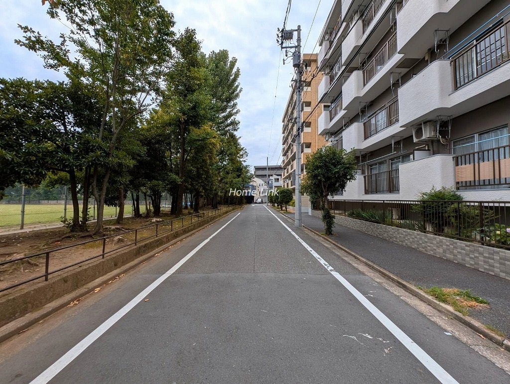 パークハイツ高島平　南側 前面道路